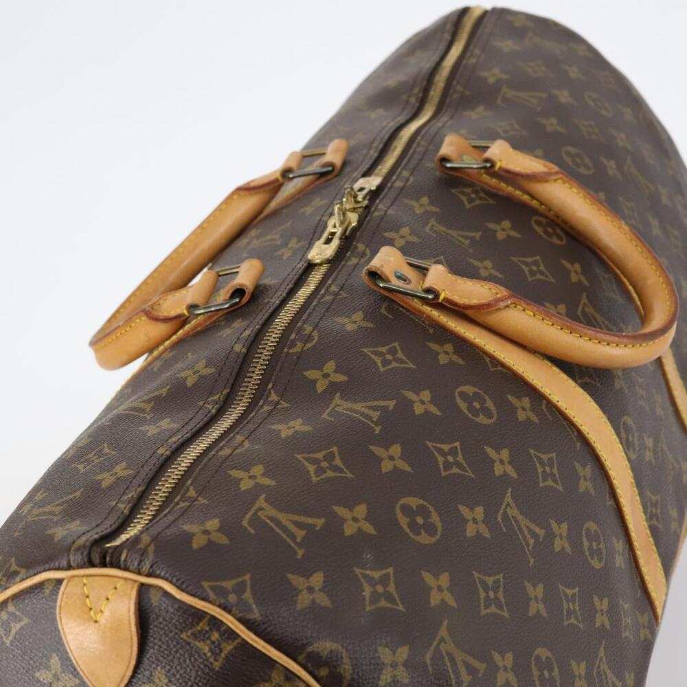 LOUIS VUITTON Monogram Keepall 55 Boston Bag M41424 LV Auth 145380 - Picture 6 of 16
